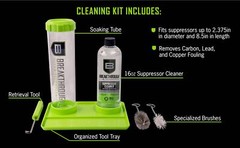 All In One Suppressor Cleaning Kit with Cleaner Brushes Retrieval Tool Tray