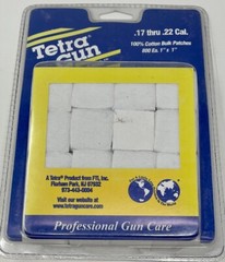 TETRA .17-.22 cal 1″x1″ Bulk Patches 800CT