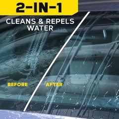 Meguiar’s Ultimate Glass Cleaner & Water Repellent, Streak-Free Shine, 16oz