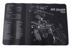 11”x17” For Sig Sauer P220 Gun Pistol Cleaning Mat Mouse Pad Man Dad father Gift
