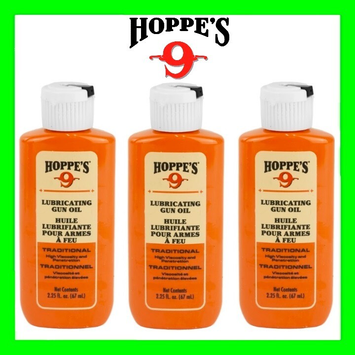 3 – Hoppe’s No. 9 Lubricating High Viscosity Oil pistol rifle fishing knife 1003
