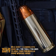 Deluxe Cleaning Kit in Patented Bullet-Shaped Case, Cleaning Tools for Handgu…