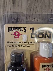 Hoppes Pistol Cleaning Kit 45/454 Caliber NEW