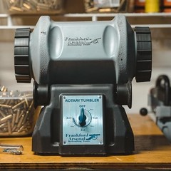 Heavy-Duty 7L Rotary Tumbler with Low Noise and Timer – Perfect for Reloading