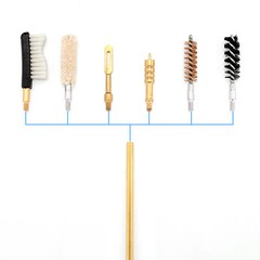Handgun Cleaning Kit .357 Caliber 9mm Pistol Cleaning Kit Bore Brush and Jag