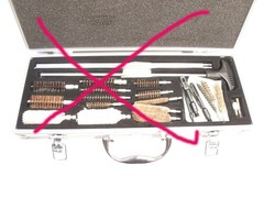 PRE-OWNED HOPPE’S 76 PC UNIVERSAL GUN CLEANING ACCESSORY KIT W/CARRY CASE UAC76