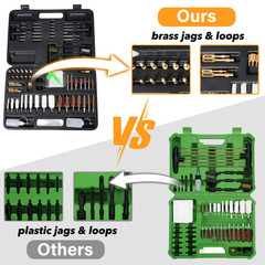 59PCS Universal Cleaning Kit for Rifle Pistol Shotgun Gun Cleaner All Caliber