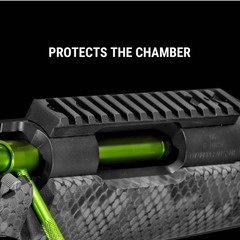 Aluminum Universal Bore Guide, Fits Bore Sizes .17 up to .416, Green/Black