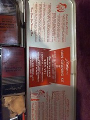 VINTAGE J.C. HIGGINS # 2143 RIFLE CLEANING KIT With Solution Patches Sears