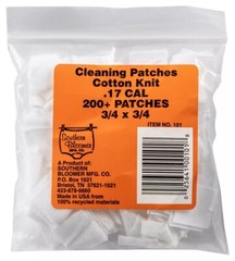 Southern Bloomer 101 Gun Cleaning Cotton Patches 17 Cal – 101