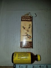 Vintage Gun Cleaning Solvent Bottle (empty) – Used