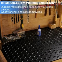 16.5″ x 48″ Anti-Slip Workbench Mat – Durable Crafting & DIY Accessory, Protecti
