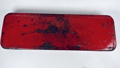 Vintage Outers Rifle Cleaning Kit No 477 Metal Tin Gunslick Patches USA