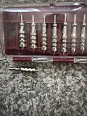 Tipton Ultra Gun Cleaning Jag Set 13-Piece Threaded Nickel Plated Brass