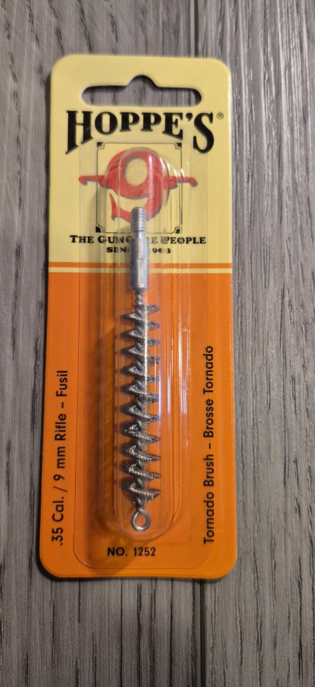 Hoppes Cleaning Brush NEW .35/9mm Rifle Tornado Brush