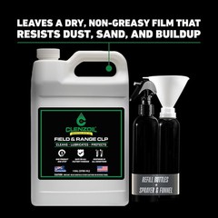 Clenzoil Field & Range Gun Oil CLP – 1 Gallon Plastic Jug with 2 Spray Bottle…