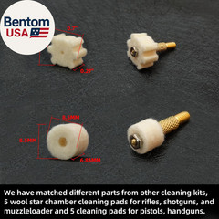 Gun Cleaning Kit, Rifle Cleaning Kit Universal for All Caliber, Pistols, Handgun