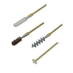 Cleaning Kit for 12, 20, 410 Gauge Includes Bronze Bore Brush, Cotton Mop, Sp…