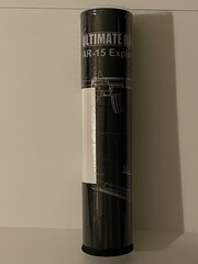 Ultimate Rifle Build 12″ x 36″ Gun Cleaning Mat Black AR-15 Exploded View