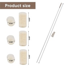 .22 Caliber Cleaning Pellets & Cotton Wool Felt for Airgun Maintenance – 200 Cou