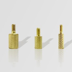 3 Pack Gun Cleaning Rod Fitting Adapter Set Short Gun Brass Adapter 540 832 1…