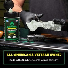 Saturated Gun Oil Wipe Packets for Field & Range – Single-Use Cleaning Towelette