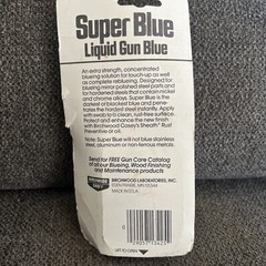 Vintage Birchwood Casey Super Blue Liquid Gun Blue 3oz #13425 1/1 On eBay