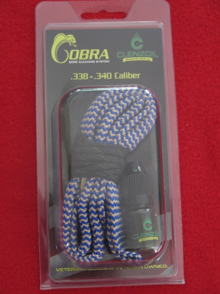 Cobra.338 Barrel Cleaning Snake Gun Cleaning Bore Rope Easy Fast For Rifles
