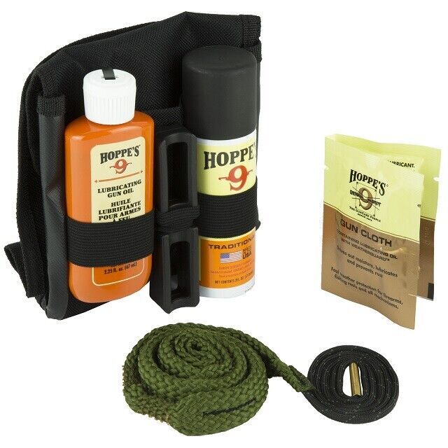 Hoppe’s Boresnake Soft Sided Field Kit 357/38mm/9mm Pistols – 34002