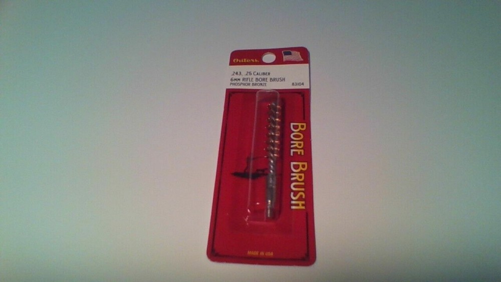 Outers .243, .25 Cal 6mm Bore Brush No.83104