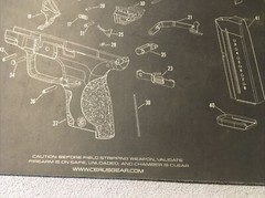 Cerus Gear For Smith & Wesson S&W M&P Shield Armorers Cleaning Mat PREMIUM USA