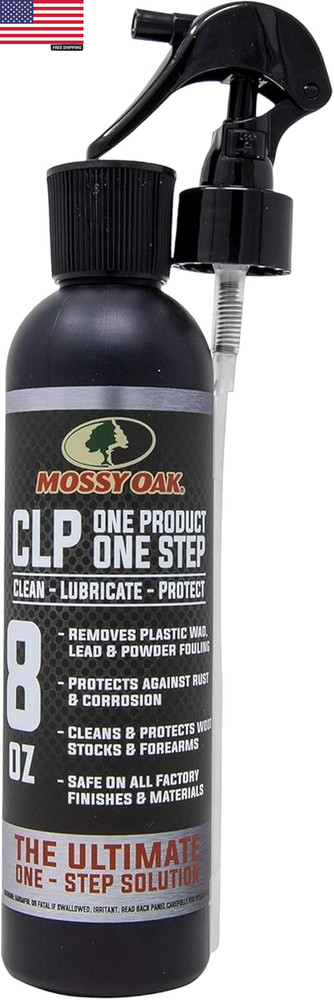 Mossy Oak CLP Gun Cleaning Oil | All-In-One Cleaner, Lubricant & Protectant | On