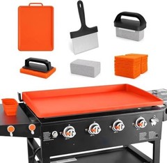 Upgraded Blackstone Griddle Cleaning Kit, with 36 Inch Silicone Griddle 20pcs
