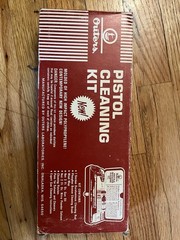 Outers Pistol Cleaning Kit Red White Deep Cleaning Rod Brush Solvent Oil