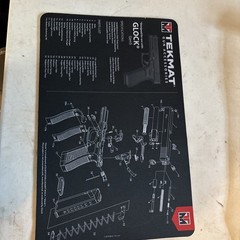 TekMat Glock 17″x11″ Gun Cleaning Mat Black – TEK-R17-GLOCK