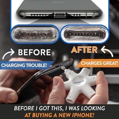 USB-C Multi-Tool Phone Cleaning Kit | Clean Repair & Restore For Usb-c (Black)