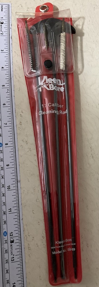 KleenBore Multi-Section Cleaning Rods with Vinyl Pouch, choice Smallbore to Big