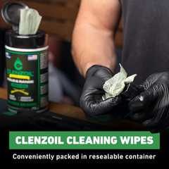 Field & Range Single-Use Saturated Gun Oil Wipe Packets | Individual CLP Wipes |