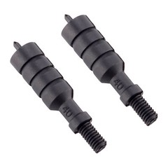 2 Pieces .40 Caliber Nylon Spear Pointed Jag Outers Jag Cleaning Tip Accessories
