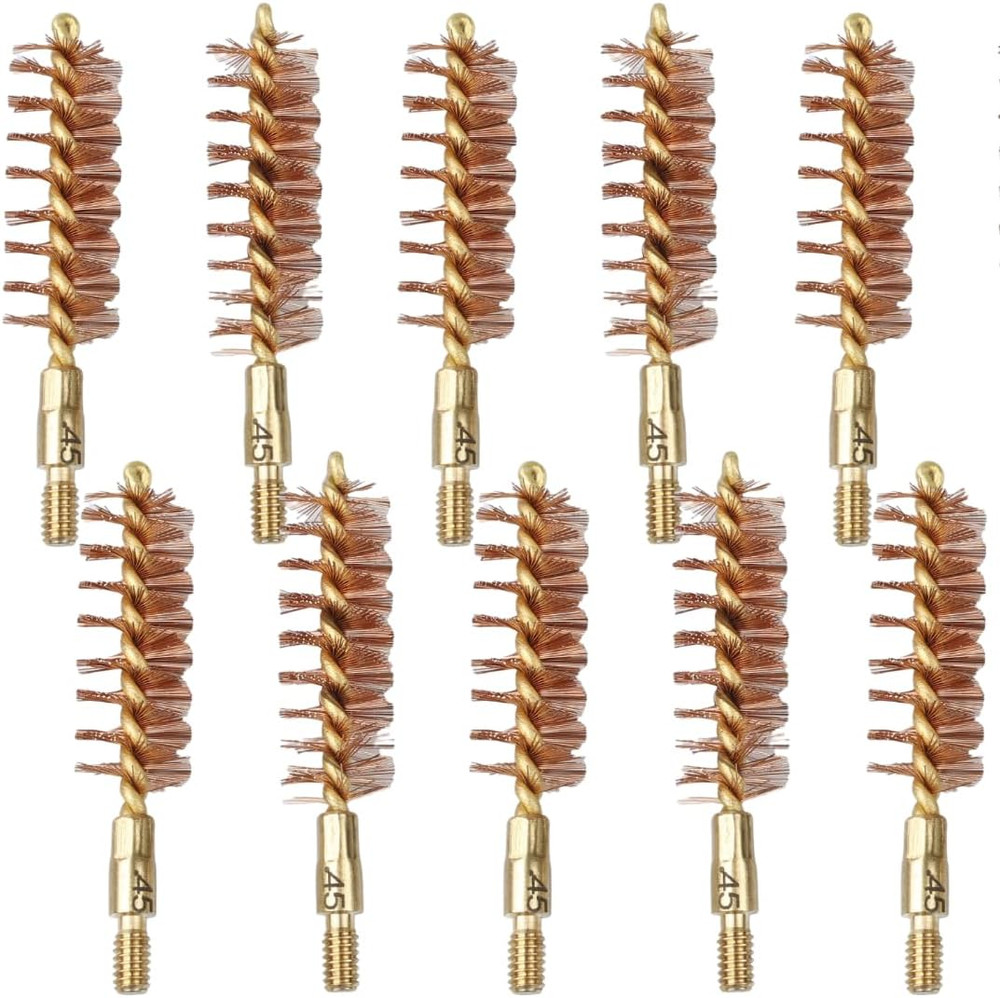 Pistol Brass Core Bronze Bore Brush (10Pack 45 Cal Brasscore)
