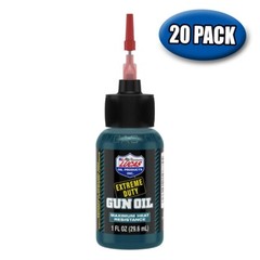 LUCAS OIL 10875 EXTREME DUTY HEAT RESISTANCE GUN OIL 1 OZ. BOTTLE – CASE OF 20
