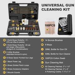 Kit universal para limpieza de pistola para todos los calibres de rifle limpieza