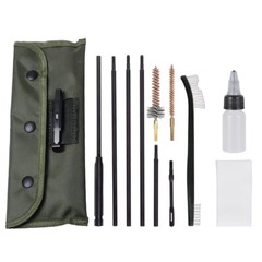 Portable Rifle Gun Cleaning Kits Cleaner Brushes for .22cal/5.56mm
