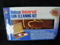 COLLECTIBLE NEW DUCKS UNLIMITED DELUXE RIFLE SHOTGUN PISTOL GUN CLEANING KIT
