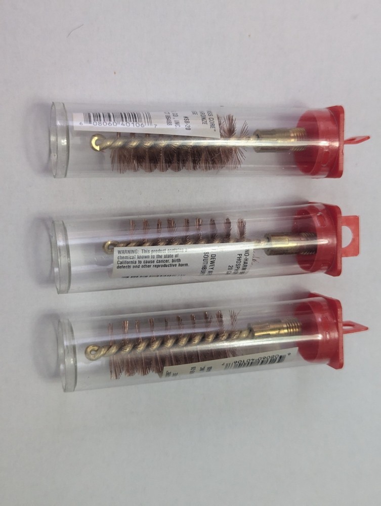 Cleaning Supply.Phosphor Bronze 20 ga Brash 3pcs + 1 Steel Btash 20 Ga,Lot 4 Pcs