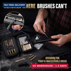 GLORYFIRE Universal Gun Cleaning Kit Fits .22 .357/9mm .38 .40 .45 Cal Handguns