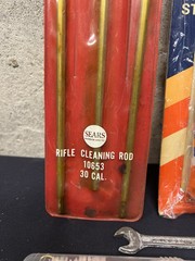 Sears Rifle Cleaning Rod Kit Tools & Various Gun Cleaning Oils