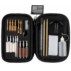 Universal Gun Cleaning Kit 25 in 1 for Various Calibers Includes Brushes