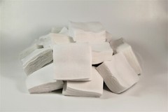 .69-.75 CAL/10-12 GA DRY 3″ SQUARE COTTON PATCHES QTY. 1,000 / EMSS2045T