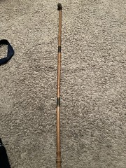 VINTAGE 3 PIECE WOOD & BRASS GUN / RIFLE CLEANING ROD